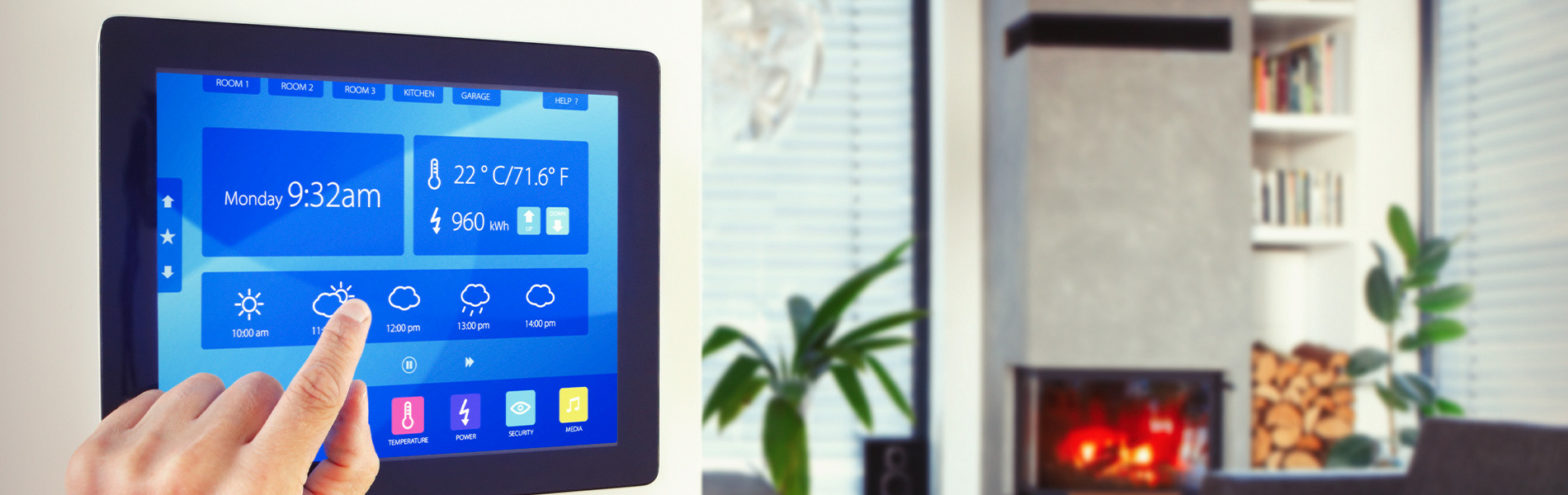 smart screen control panel for energy in the home